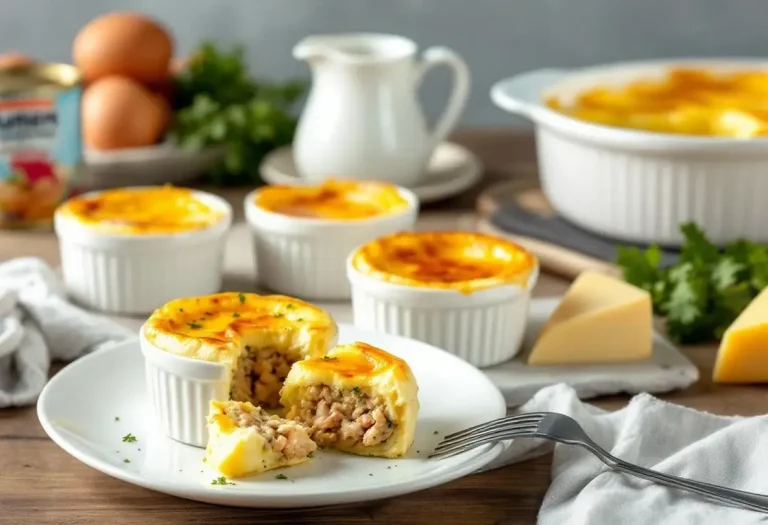 Petits flans au thon ultra faciles : une entrée fondante prête avec les ingrédients du placard Petits flans au thon ultra faciles : une entrée fondante prête avec les ingrédients du placard