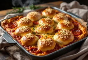 Pizza renversée façon Bob le chef