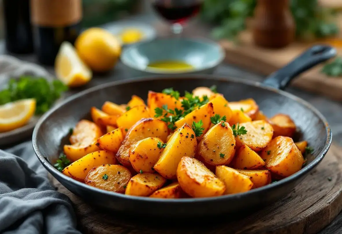 Pommes de terre à la portugaise : double cuisson pour un crousti-fondant irrésistible Pommes de terre à la portugaise : double cuisson pour un crousti-fondant irrésistible