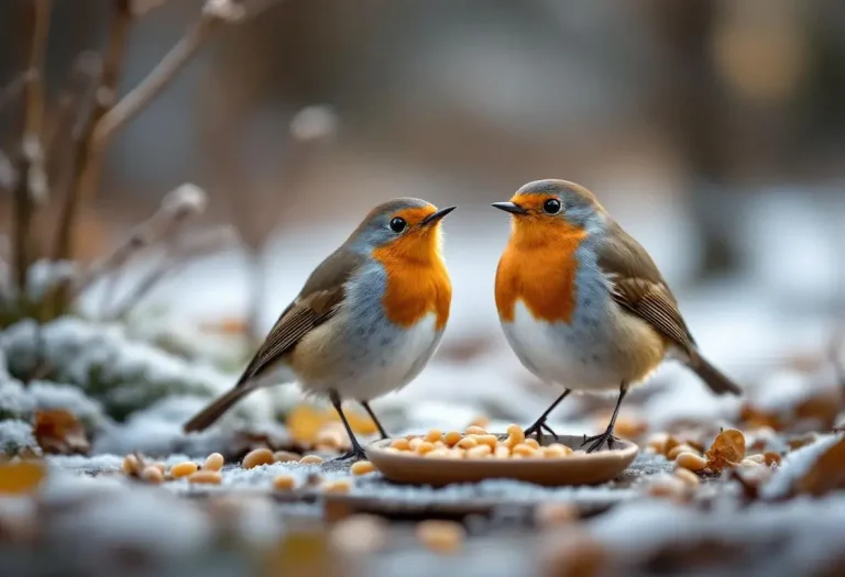Rouges-gorges : ces deux aliments tout simples au jardin cet hiver les font revenir encore et encore chez vous Rouges-gorges : ces deux aliments tout simples au jardin cet hiver les font revenir encore et encore chez vous