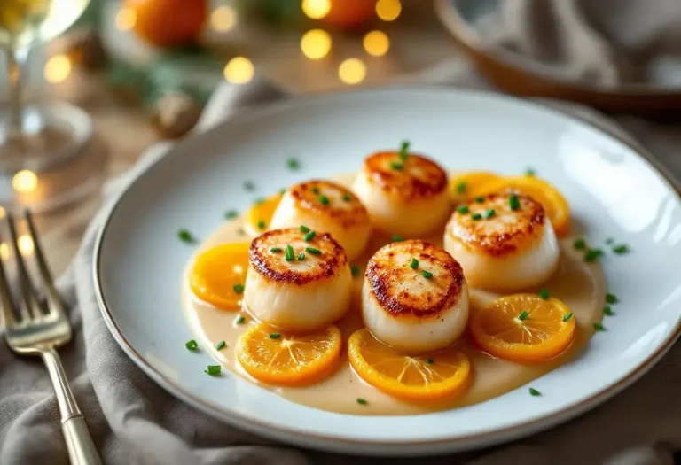 Saint-Jacques et clémentines : l'entrée de fête idéale Saint-Jacques et clémentines : l'entrée de fête idéale