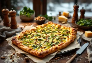 Tarte fine poireaux-parmesan ultra rapide pour régaler vos soirs d’hiver