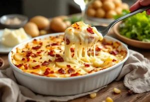 Tartiflette à la cancoillotte : le gratin ultra fondant et plus léger, très facile au four