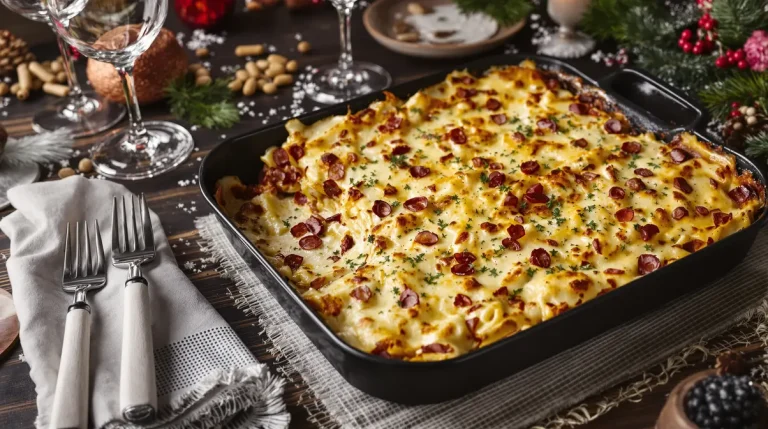 Avalanche de béchamel, saumon ultra fondant et fromage gratiné : ces lasagnes de Noël sont une pure folie Avalanche de béchamel, saumon ultra fondant et fromage gratiné : ces lasagnes de Noël sont une pure folie