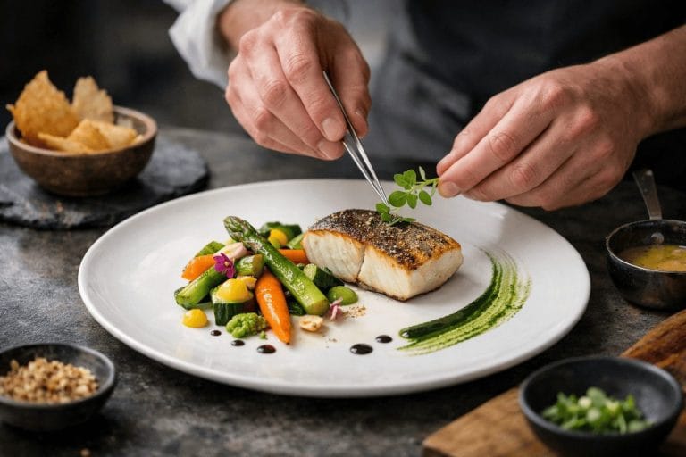 L'art du dressage : quand l'assiette devient une toile L'art du dressage : quand l'assiette devient une toile