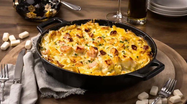 Oubliez la dinde : ce gratin crémeux Saumon & Saint-Jacques est le plat de Noël idéal Oubliez la dinde : ce gratin crémeux Saumon & Saint-Jacques est le plat de Noël idéal