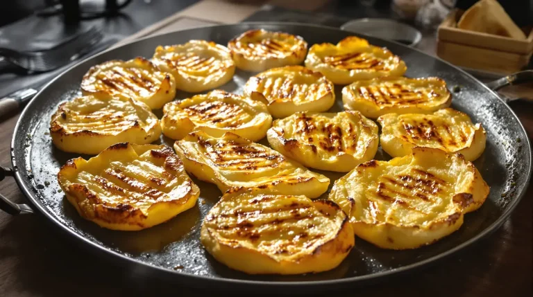 « Prêtes en 10 minutes pour toute la famille » : mes galettes de pommes de terre crousti-dorées au four, bien plus légères que des frites « Prêtes en 10 minutes pour toute la famille » : mes galettes de pommes de terre crousti-dorées au four, bien plus légères que des frites