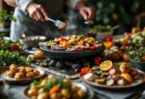 accompagner une pierrade