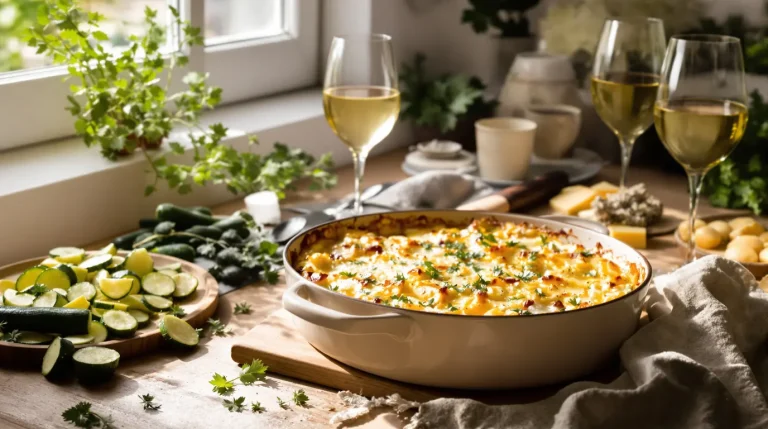 recette de gratin de courgettes et pommes de terre