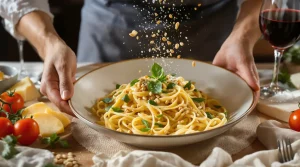 recette pâtes stracciatella