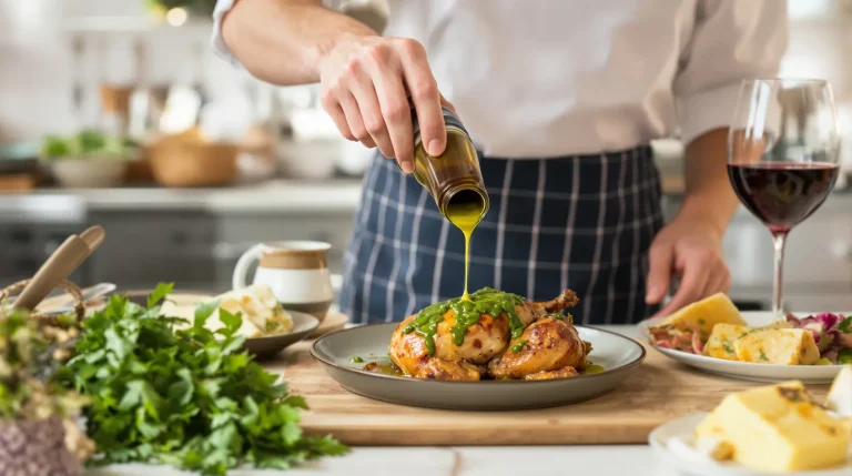 sauce verte pour poulet braisé