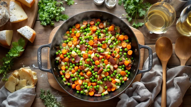 recette des petit pois carottes