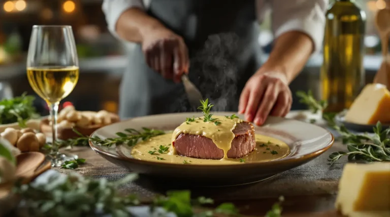 recette gastronomique filet mignon de porc moutarde