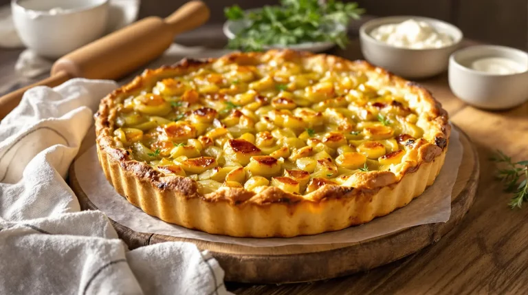 tarte aux poireaux à l'ancienne