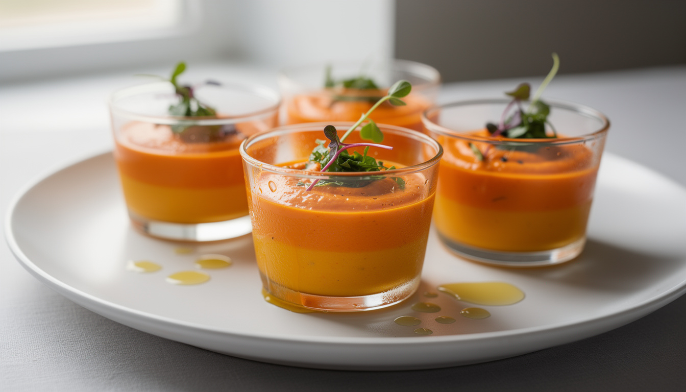 Verrines de carottes pour l’apéritif : préparation et idées de garniture découvrez nos recettes simples et savoureuses de verrines de carottes pour l’apéritif, avec des astuces de préparation et des idées originales de garnitures pour surprendre vos invités.